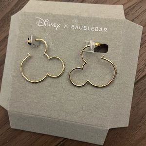 Baublebar x Disney Mickey Mouse outline hoops